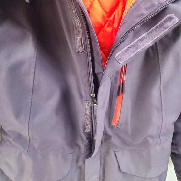 The North Face purple and orange women’s multi layer hooded ski coat size  XS - Picture 4 of 9
